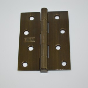 Bisagra de bronce antiguo capuchina angosta